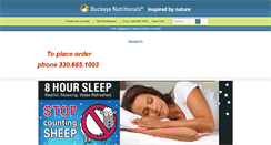 Desktop Screenshot of buckeyenutritionals.com